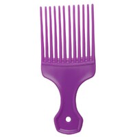 3x Salon Smart Afro Hair Comb - Purple