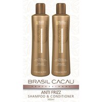 3x Brasil Cacau Anti Frizz Shampoo & Conditioner 300ml