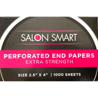 6x Salon Smart Perforated Ends Papers 1000 sheets