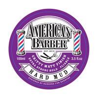 6x American Barber Hard Mud 100ml 