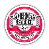 3x American Barber Styling Paste 100ml 