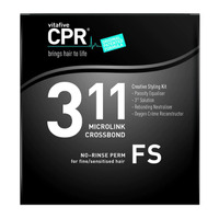3x Vitafive CPR 311FS No-Rinse Perm Kit