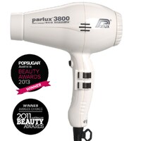 Parlux 3800 Ionic & Ceramic Eco Friendly Hair Dryer White