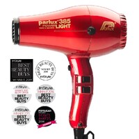 Parlux 385 Power Light Ceramic Ionic Hair Dryer Red