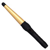 Silver Bullet Fastlane Large Ceramic Conical Curling Iron Gold