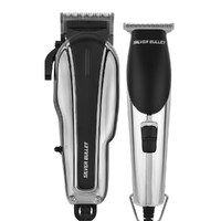 3x Silver Bullet Dynamic Duo Hair Trimmer and Clipper Set