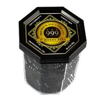 3x Premium Pin Company 999 Bobby Pins 2" Black 250g