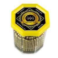 3x Premium Pin Company 999 Bobby Pins 2" Gold 250g