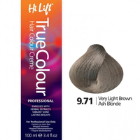 3x Hi Lift True Colour 9.71 Very Light Brown Ash Blonde 100ml